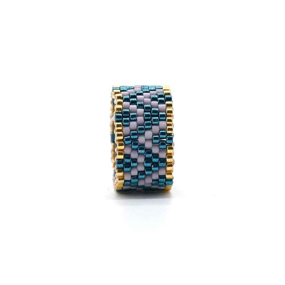 Naronna handmade woven Lexi Bracelet with colourful pattern