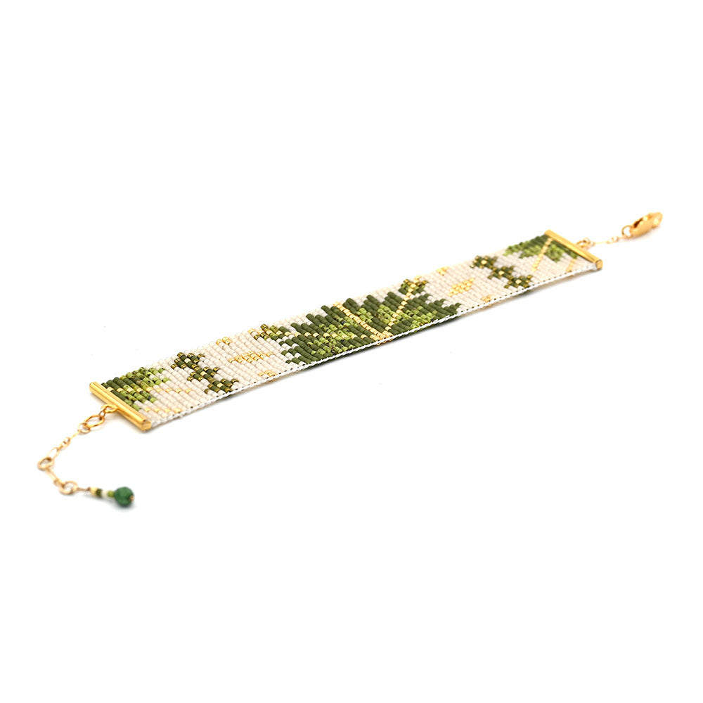 Naronna handmade woven Mia Bracelet with colourful pattern