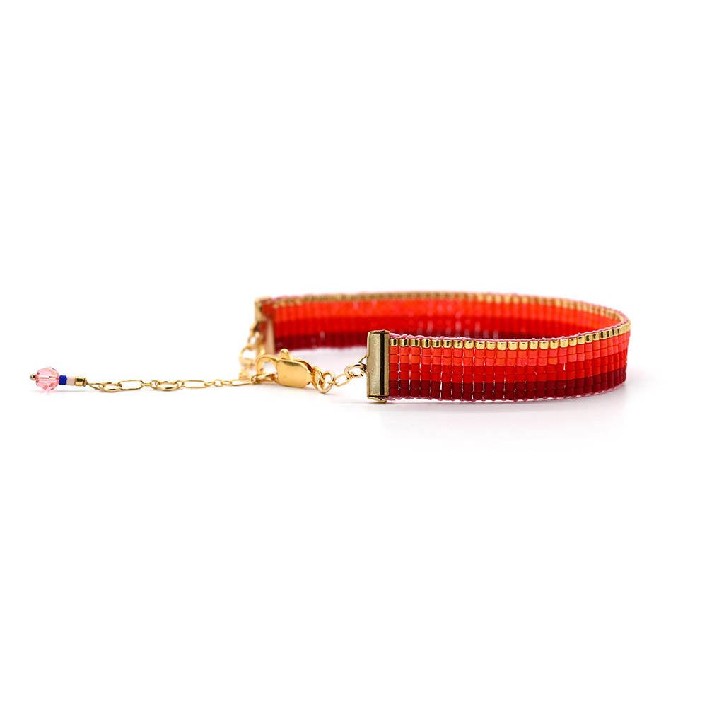 Naronna handmade woven Reign Bracelet with colourful pattern