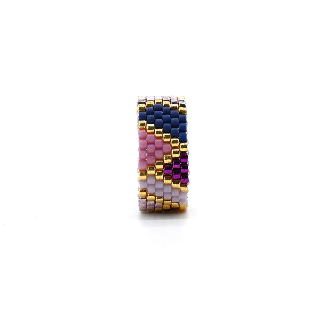 Naronna handmade woven Remy Bracelet with colourful pattern