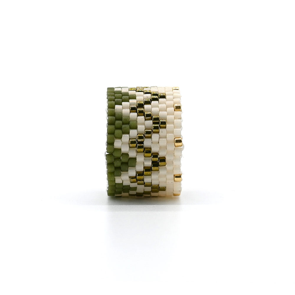 Naronna handmade woven Sam Ring with colourful pattern