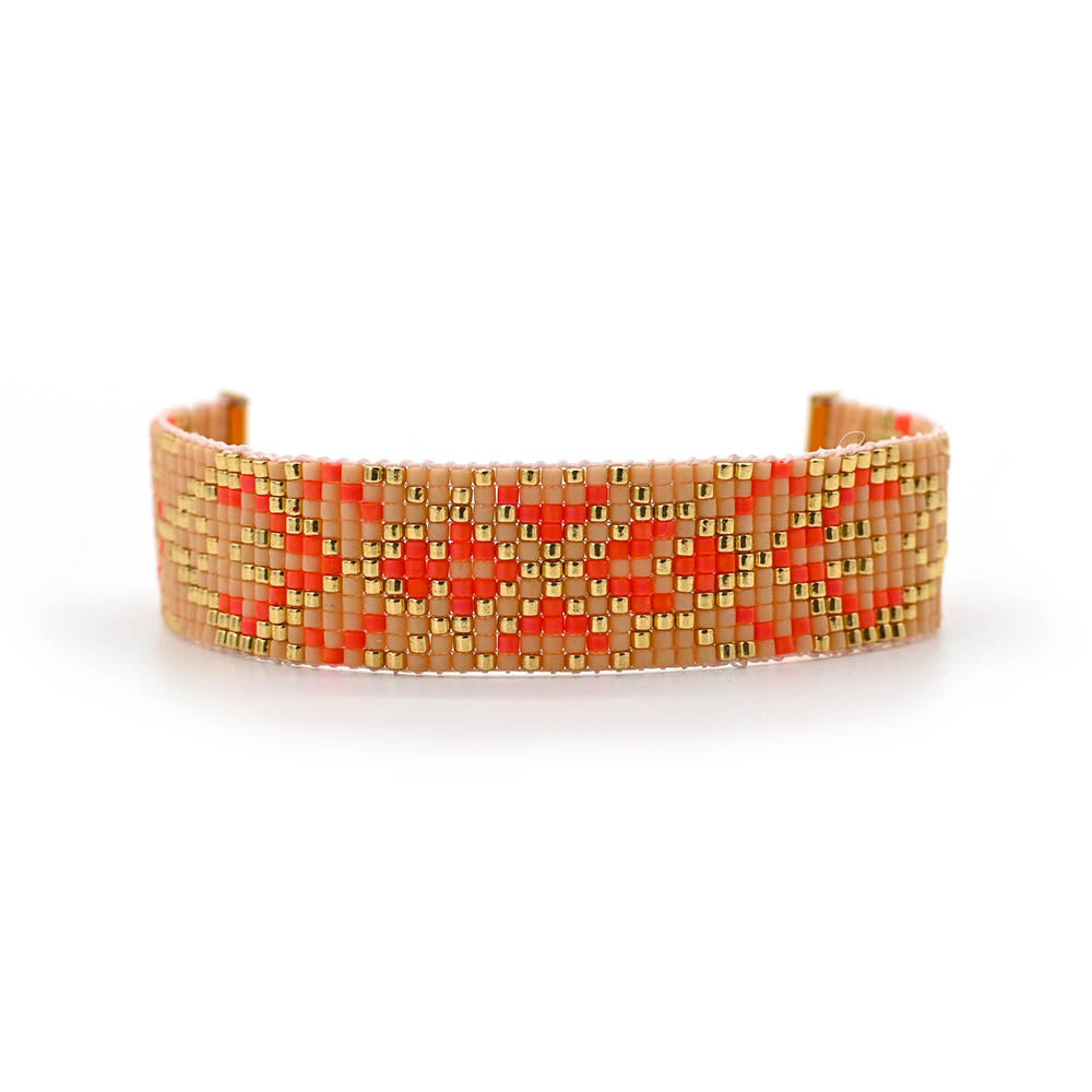 Naronna handmade woven Ada Bracelet with colourful pattern