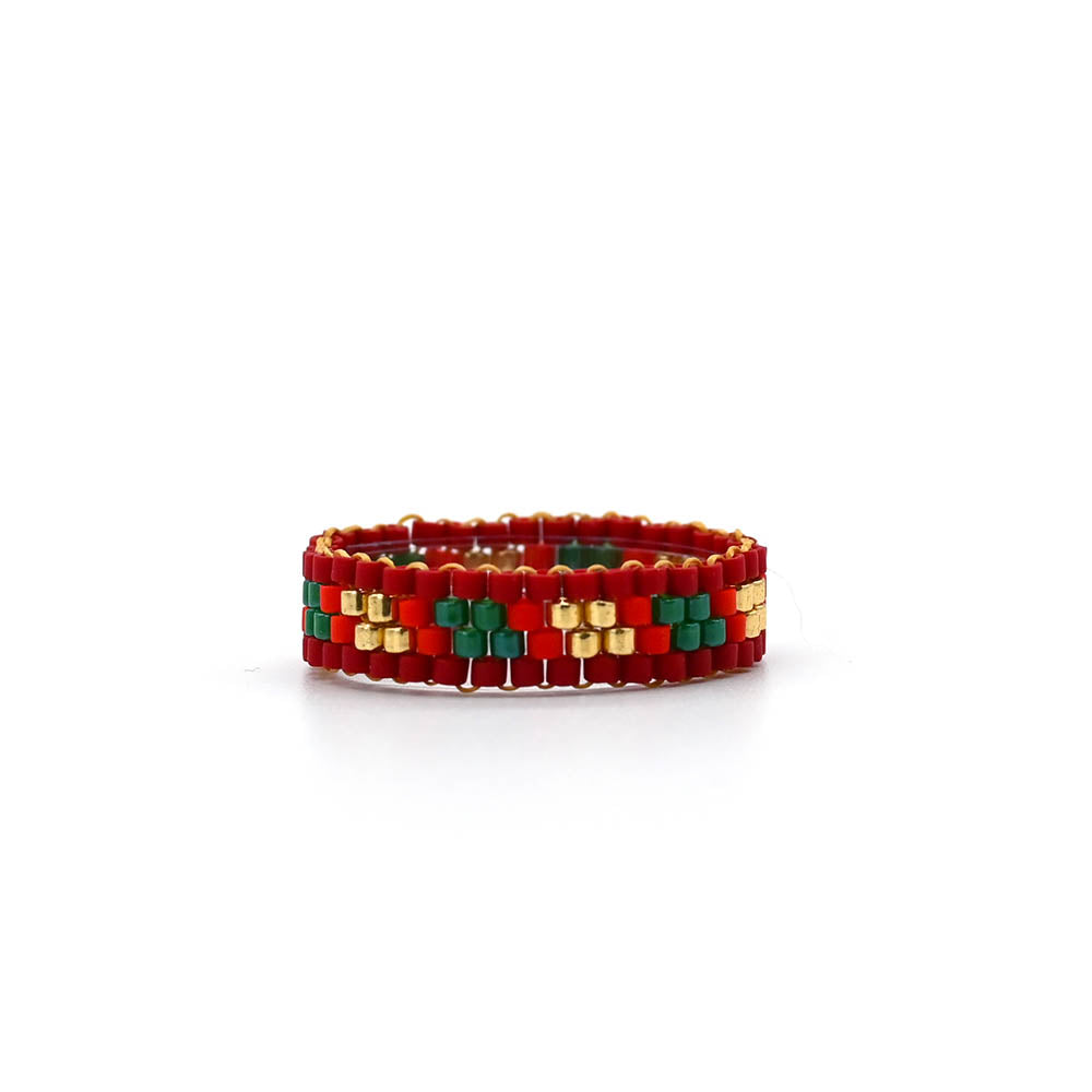 Naronna handmade woven Andy Bracelet with colourful pattern