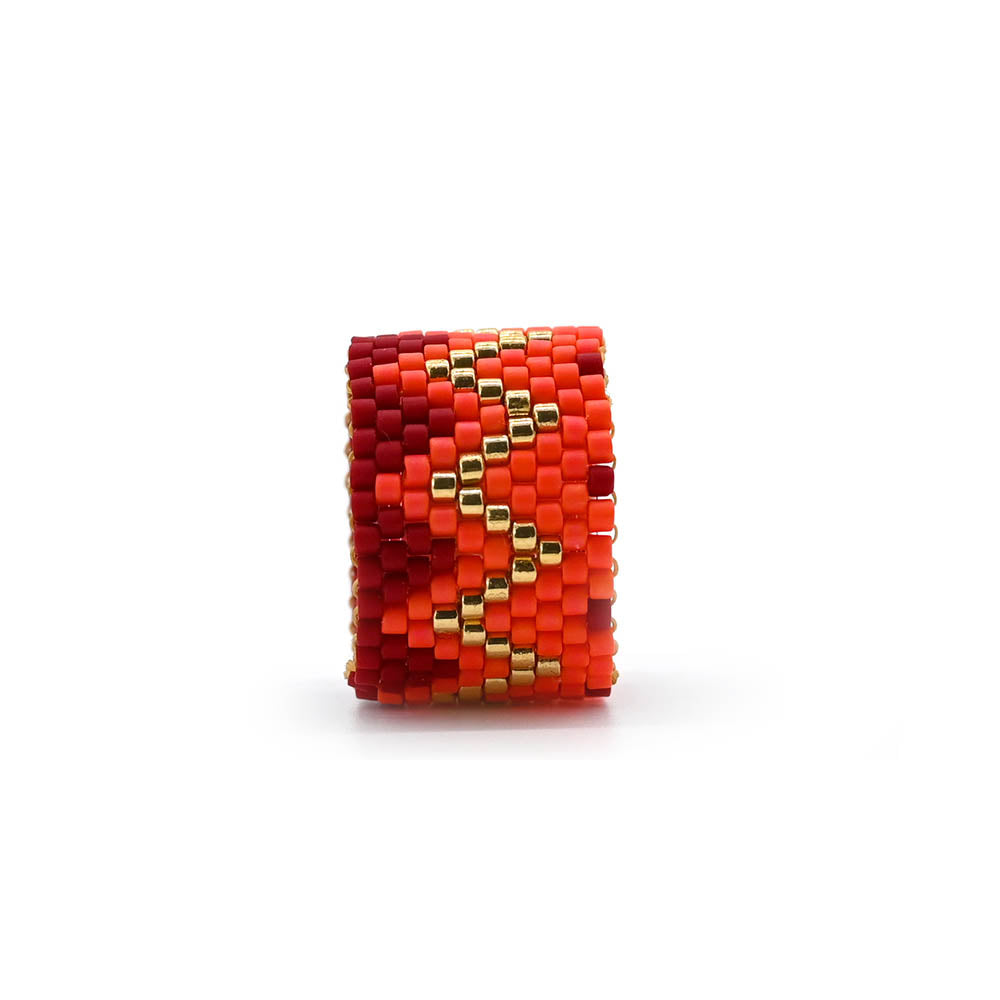 Naronna handmade woven Carmen Bracelet with colourful pattern