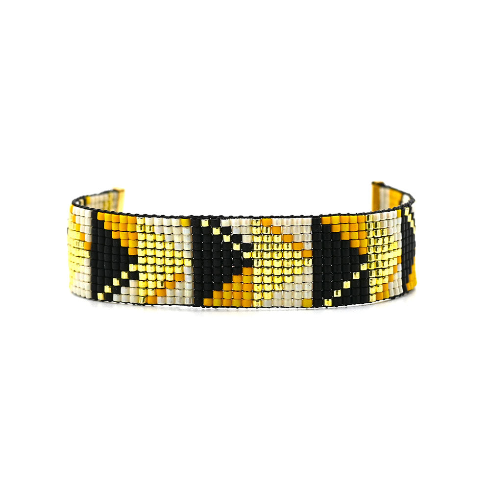 Naronna handmade woven Elsie Bracelet with colourful pattern