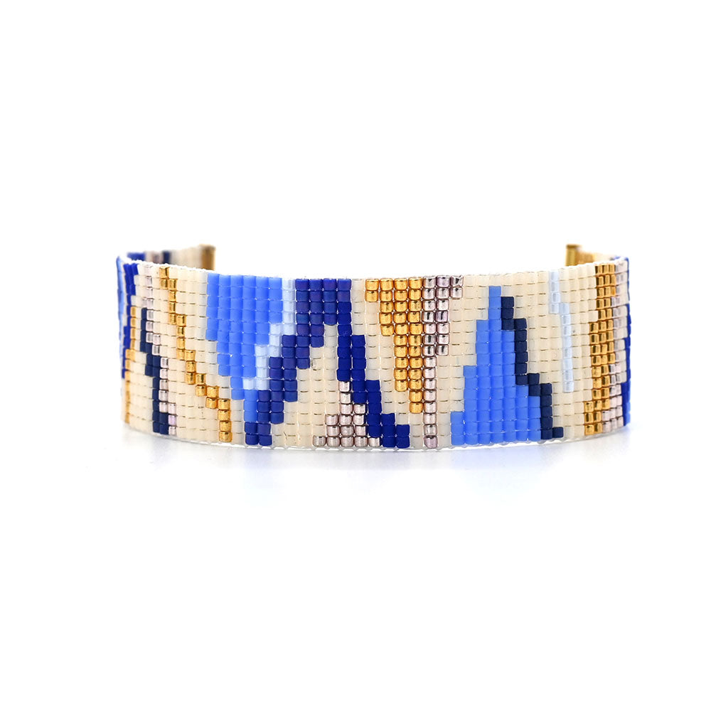 Naronna handmade woven Harmony Bracelet with colourful pattern