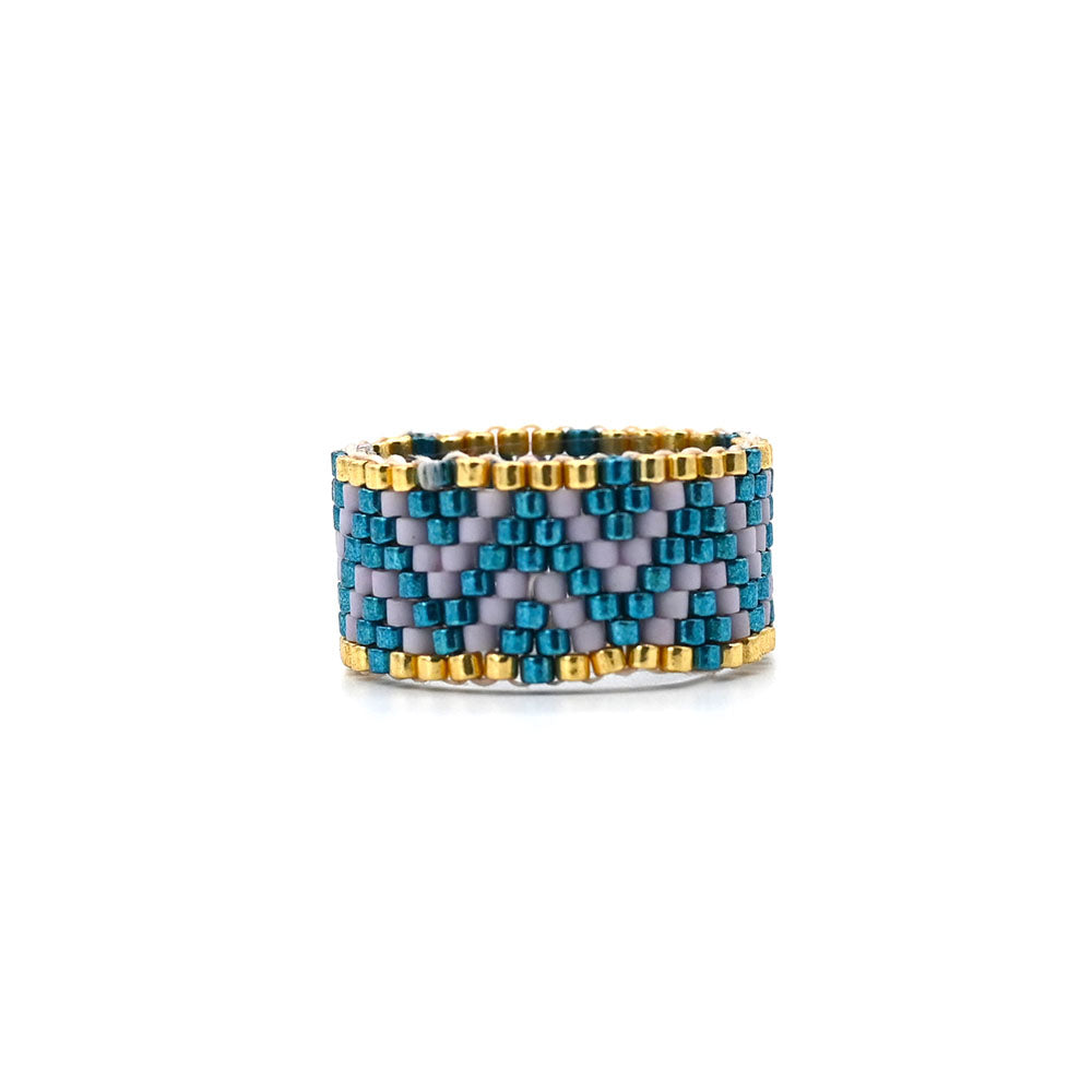 Naronna handmade woven Lexi Bracelet with colourful pattern