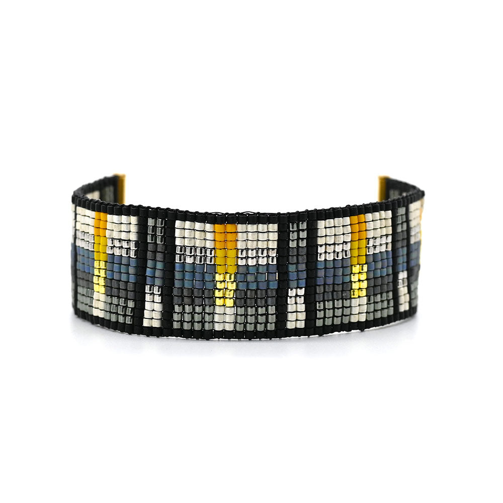 Naronna handmade woven Melody Bracelet with colourful pattern