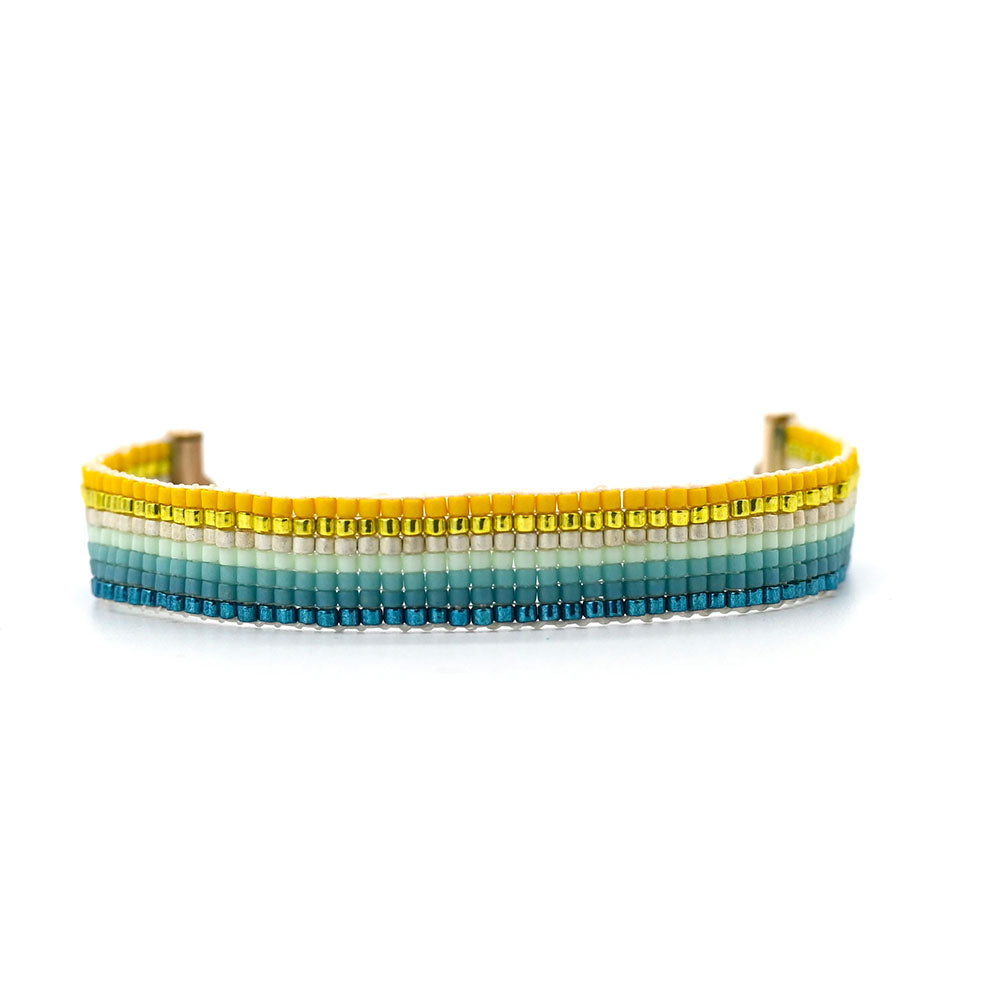 Naronna handmade woven Nayeli Bracelet with colourful pattern