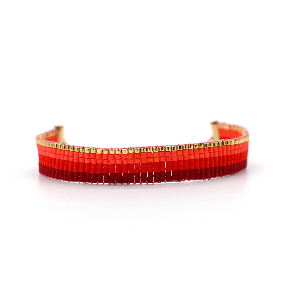 Naronna handmade woven Reign Bracelet with colourful pattern