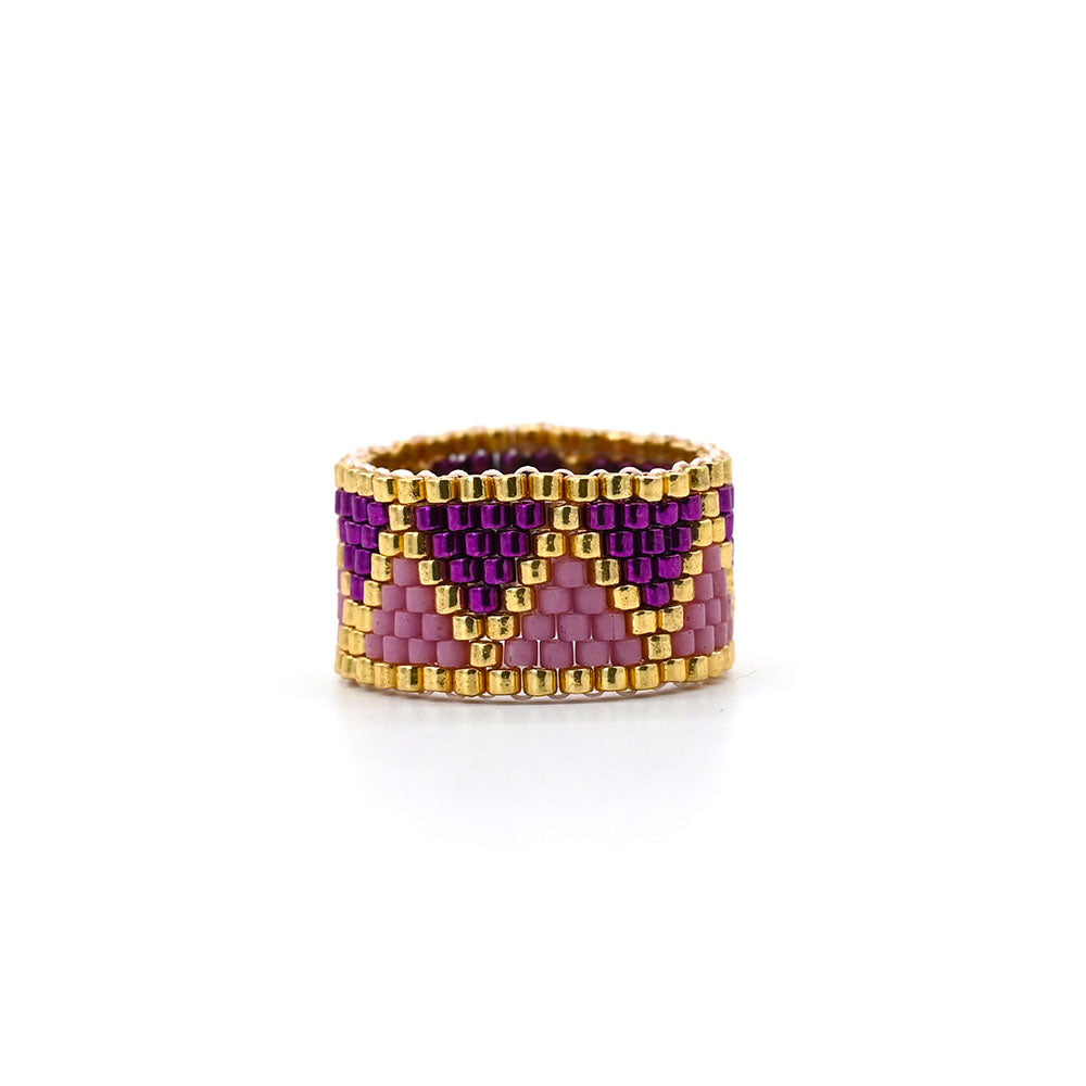 Naronna handmade woven Skye Bracelet with colourful pattern